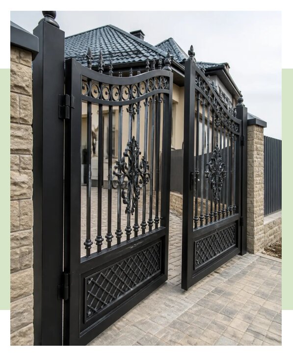Распашные кованые ворота в Нижнем Тагиле по цене от 88477 р. | ЗаборЭксеперт-Нжн